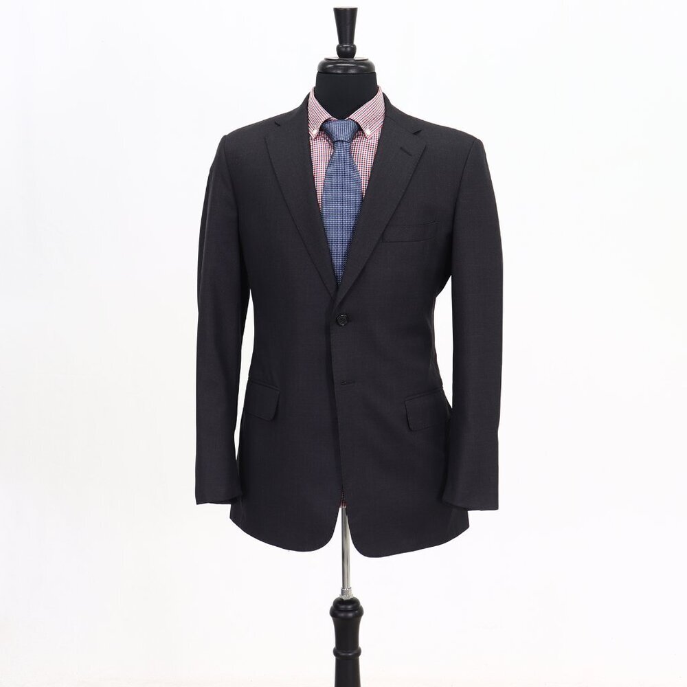 Tom James 38R Gray Solid 2-Button Sport Coat Blazer Jacket G656